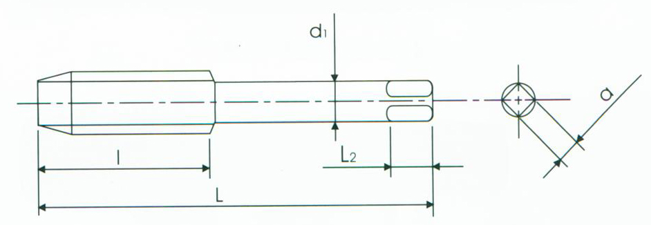 高速钢直管螺纹丝锥G1/2