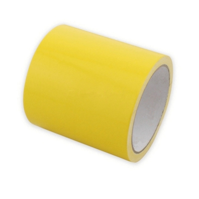 安赛瑞 SAFEWARE 14329 地板划线胶带（黄）高性能自粘性PVC材料,黄色,100mm×22m