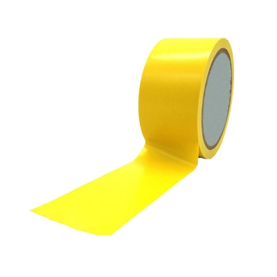 安赛瑞 SAFEWARE 14371 中载型划线胶带（黄）高性能自粘性PVC材料,表面覆透明保护膜,黄色,50mm×22m