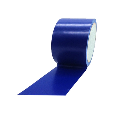 安赛瑞 SAFEWARE 14384 中载型划线胶带（蓝）高性能自粘性PVC材料,表面覆透明保护膜,蓝色,75mm×22m