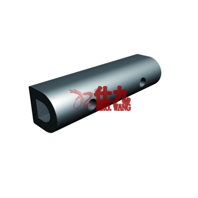 安赛瑞 SAFEWARE 14467 D型防撞缓冲块 优质原生橡胶,黑色,重32kg,含安装配件,1000×200×200mm