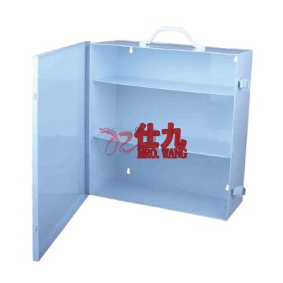 安赛瑞 SAFEWARE 14512 急救箱（空箱）白色粉末喷涂钢板,内置2个隔板,415×350×148mm
