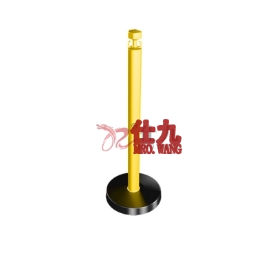 安赛瑞 SAFEWARE 11686 加重型塑料警示隔离柱 高强度黄色塑料柱体，原生黑色圆形橡胶底座，底座重达6KG，101(高）cm*φ65mm