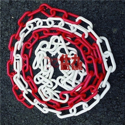 安赛瑞 SAFEWARE 14487 塑料隔离链条 高强度塑料材质,红白相间,25m/卷
