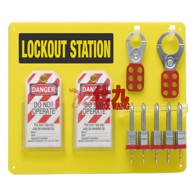 安赛瑞SAFEWARE 33805 锁具挂板 5把锁（套装），400（W）×300（H）