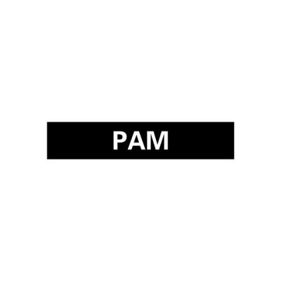安赛瑞 SAFEWARE 15059 管道标识（PAM）自粘性乙烯材料,表面覆保护膜,黑底白字,25×125mm,10张/包