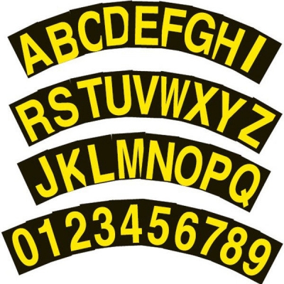 安赛瑞 SAFEWARE 34502 字母（A-Z)高品质自粘性反光材料，76.2mm,5组/套