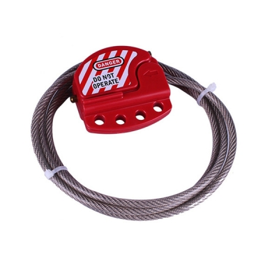 安赛瑞 SAFEWARE 37039 可调节钢缆锁 耐冲击工程塑料PC材料和不锈钢缆绳，缆绳尺寸1.8m（L）*φ6mm