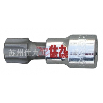 西玛C-MART F0040-T10-Z 10mm星型中孔批头套筒(3/8