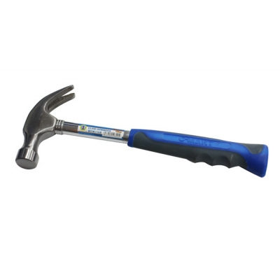 西玛C-MART G0005-16钢管柄羊角锤16oz锤头优质高碳钢锻造，钢管手柄，手形软套，手感舒适