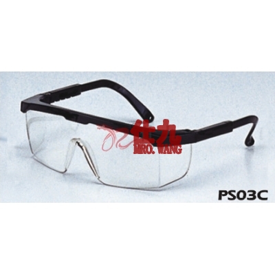 蓝鹰BlueEagle PS03C 安全眼镜 抗冲击、抗穿刺眼镜 颜色：透明 