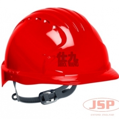 洁适比JSP 01-9010 Force 9A3 滑扣式红色头盔 安全头盔