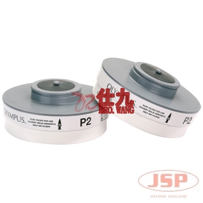 洁适比JSP 04-6260 P2(Midi-twin)半面具过滤盒(白色) 防粉尘口罩