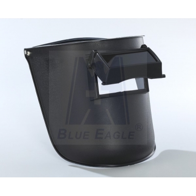 蓝鹰BlueEagle 6PA2 电焊面罩 夾帽式面罩 颜色：黑 材质：PP塑胶