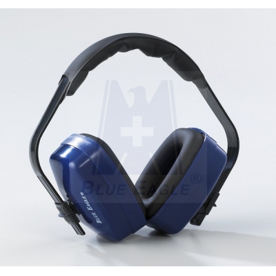 蓝鹰BlueEagle EM92BL 蓝色耳罩 材质：ABS塑胶 降噪值：NRR=24dB