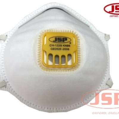 洁适比JSP 04-2122 CH-122V KN95白色杯状口罩(国标)防粉尘口罩