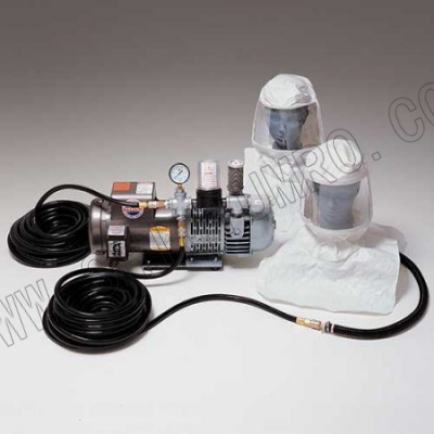 二人用长管呼吸器套装（带Tyvek头罩、防爆马力泵和 50 英尺（15.24 米）气管） 羿科-aegle 60423804