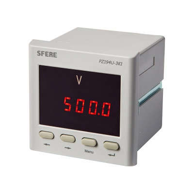 单相数显电压表  斯菲尔(SFERE) PZ194U-3K1(a)  AC100V