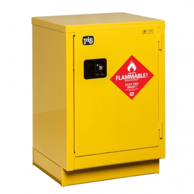 PIG台下式易燃性液体安全存储柜-黄色...