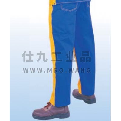 雄蜂王皮工作裤, 背配蓝色防火阻燃 WELDAS/威特仕 44-2650