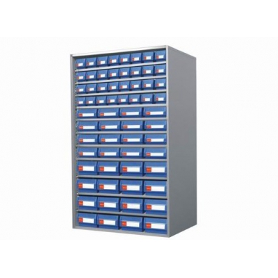 灰色零件盒置物柜存储柜 零件盒可选深蓝色或灰色 HWS351G-400 STORAGEMAID
