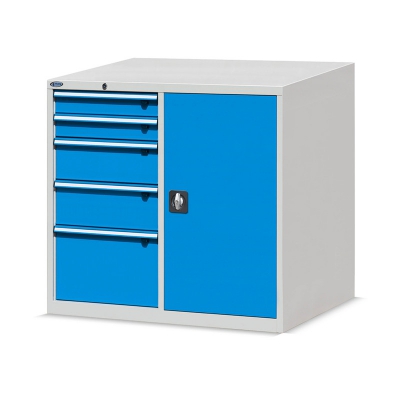 位邦组合工具柜 带多功能置物柜和五层抽...