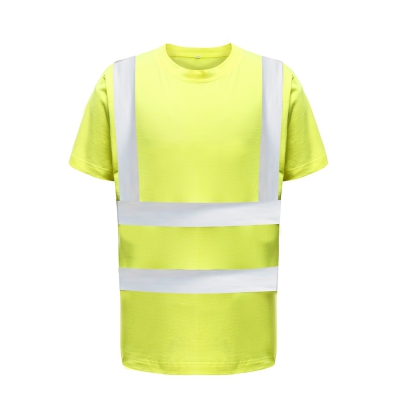 锦禾高可视作业服反光安全警示服夏季短袖荧光T恤工作服H0ATB1902