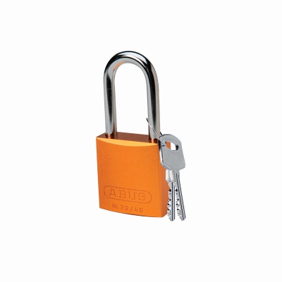 贝迪（brady）铝制挂锁上锁挂牌锁具 3.8cm锁梁 镀铬锁芯 1把/包