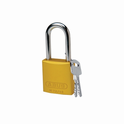 贝迪（brady）铝制挂锁上锁挂牌锁具 3.8cm锁梁 镀铬锁芯 1把/包