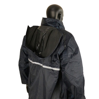 白云青鸟RF669夜光型双层套装雨衣带高亮反光条 网眼布内里