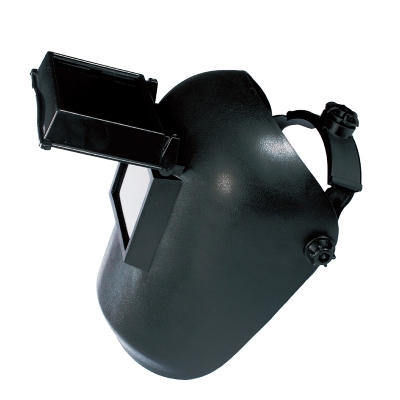 迅安FG-2黑玻璃翻盖焊接面罩 通用型焊接防护面罩 安全帽适配器