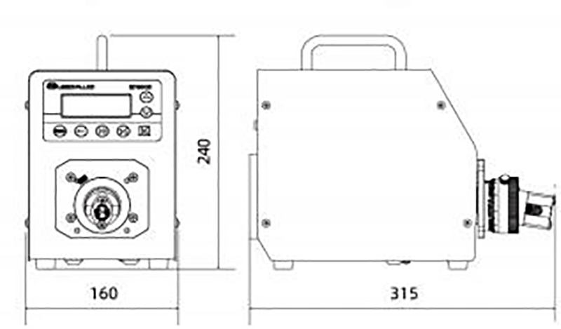 小液量基本型旋转活塞传输泵  baty/贝迪  99-4040-340