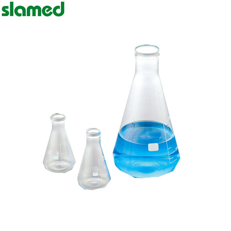 SLAMED 玻璃三角烧瓶 200ml(带参考刻度) φ79×119mm  slamed/沙拉蒙德  SD7-112-509