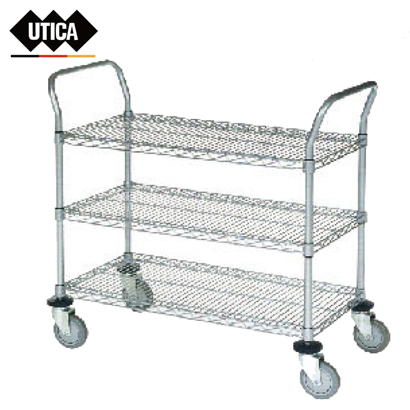 三层不锈钢推车