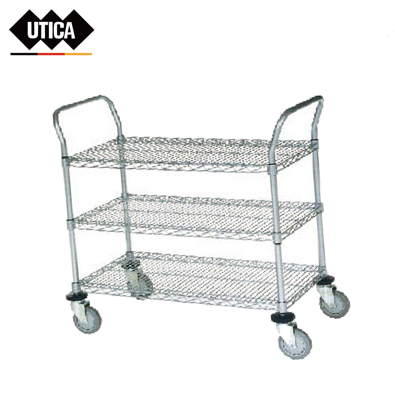 三层不锈钢推车  UTICA/优迪佧  GE80-501-10