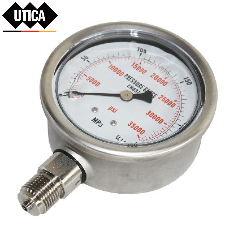 不锈钢机械压力表  UTICA/优迪佧  GE80-503-521