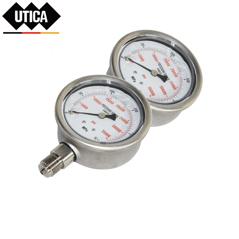 不锈钢机械压力表  UTICA/优迪佧  GE80-503-588