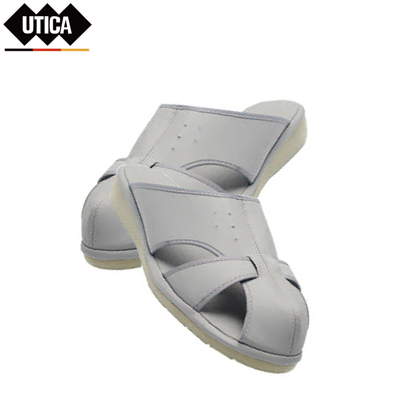 防静电冷粘拖鞋 灰色  UTICA/优迪佧  GE80-504-229