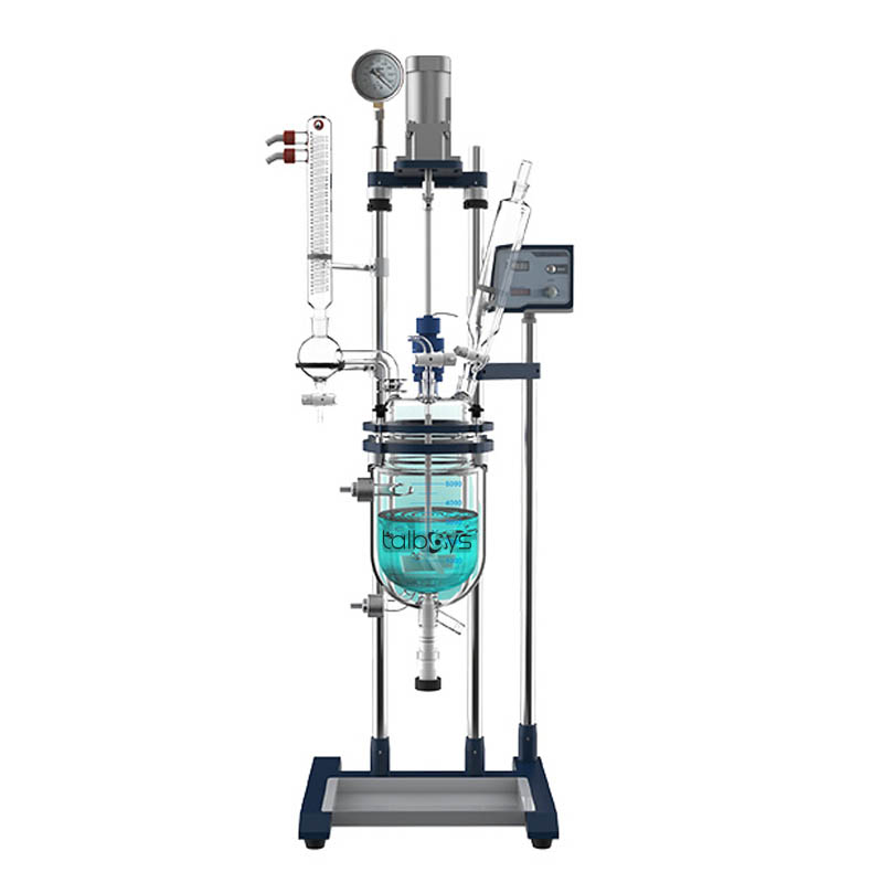 数显调速玻璃反应釜 5L落地式