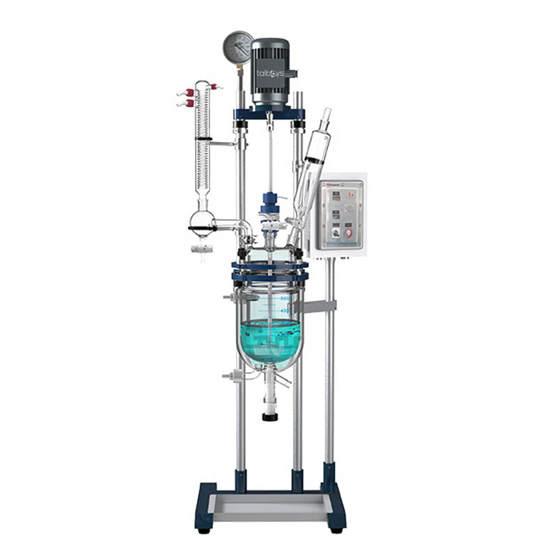 数显调速玻璃反应釜 5L落地式