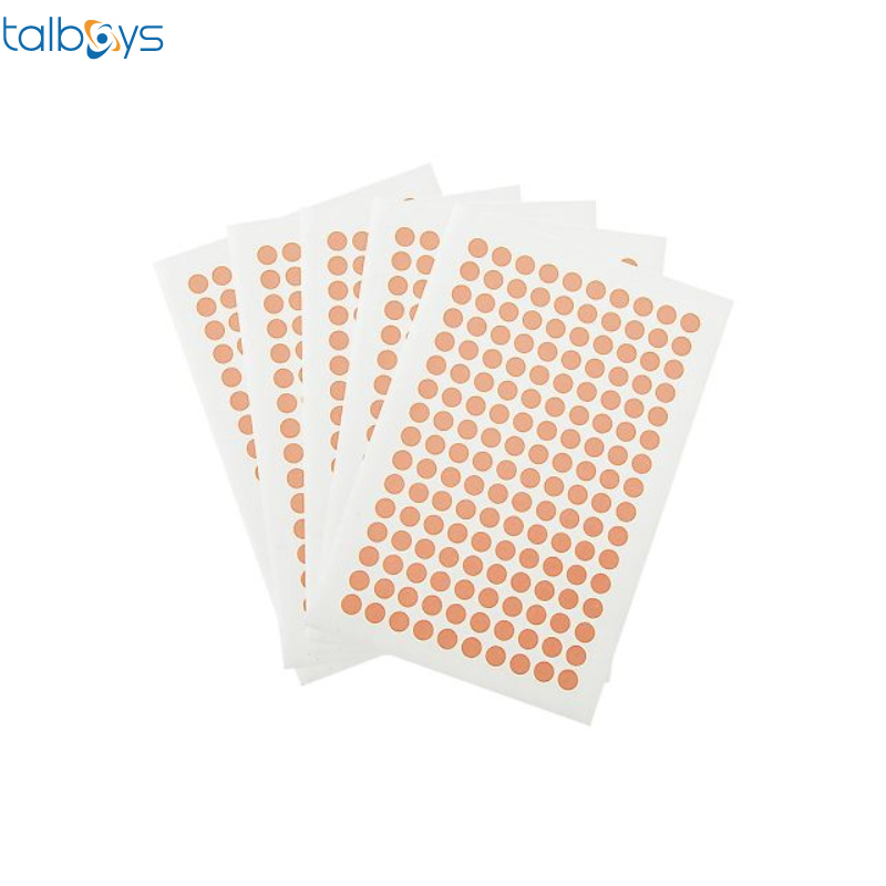 彩色低温圆形标签 米黄色