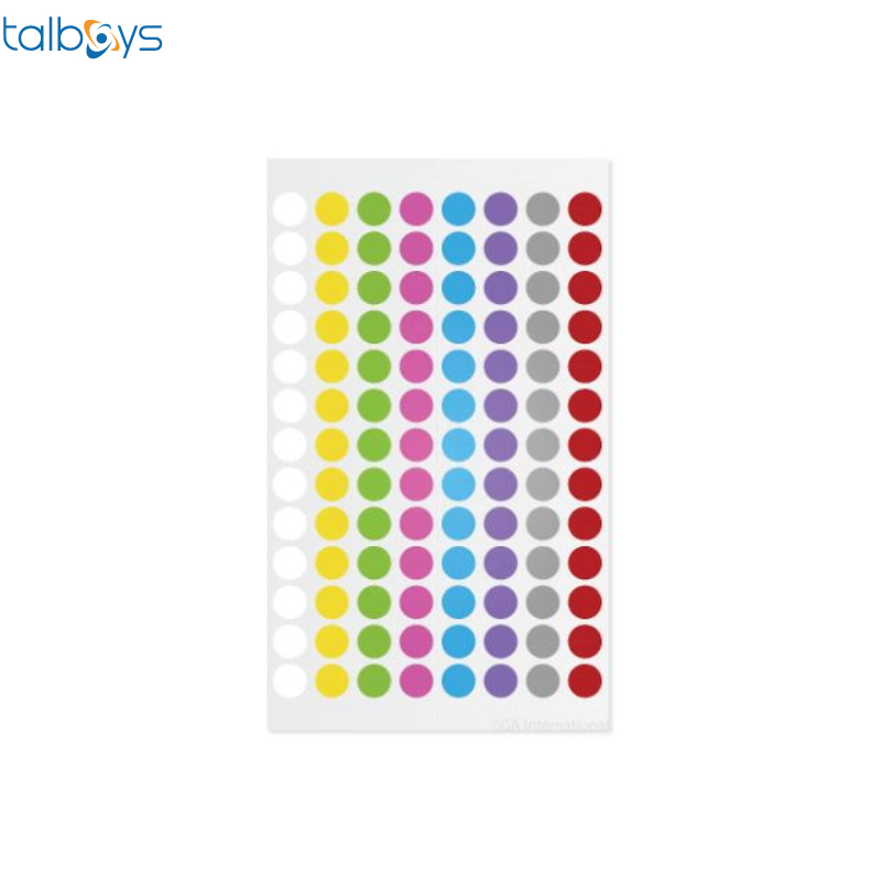 彩色低温圆形标签 8种颜色