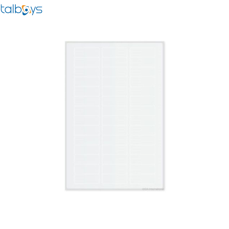 彩色低温标签 白色