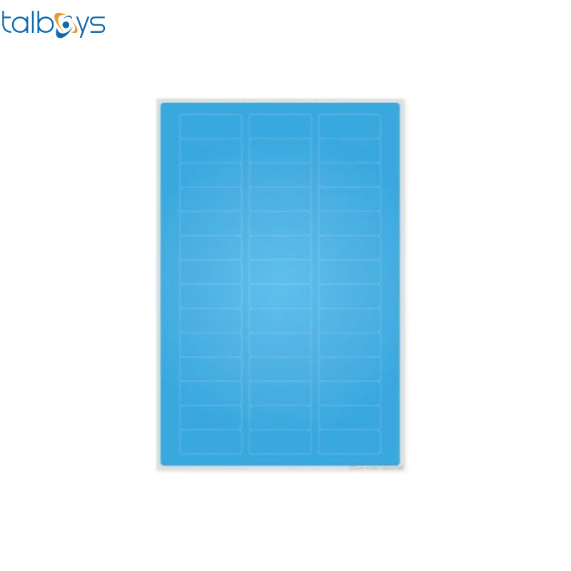 彩色低温标签 蓝色