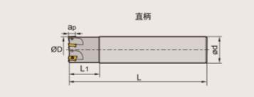方肩铣刀  FAHRION/飞日诺  020-G20-AZ11-02-L