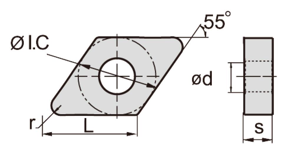普通车削刀片-陶瓷刀片  FAHRION/飞日诺  150612T02020