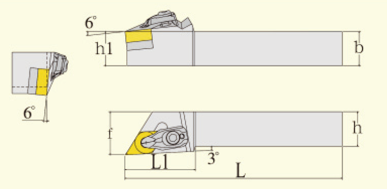 压板型外圆刀(D系列)  FAHRION/飞日诺  3232P1506