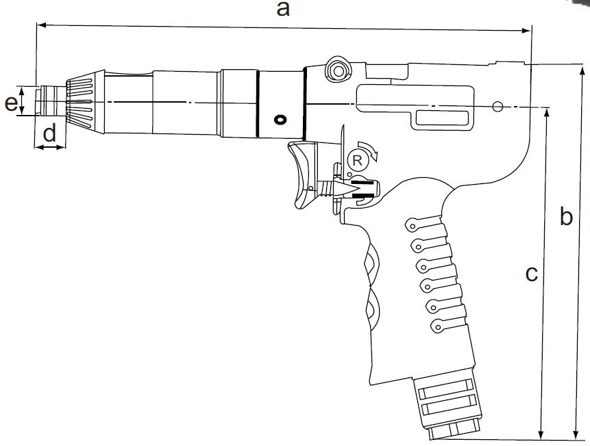 气动离合枪式定扭工具  UTICA/优迪佧  22101115