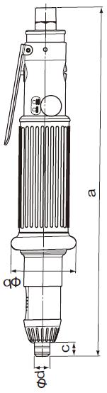 气动离合直型扳机式定扭工具  UTICA/优迪佧  22101133
