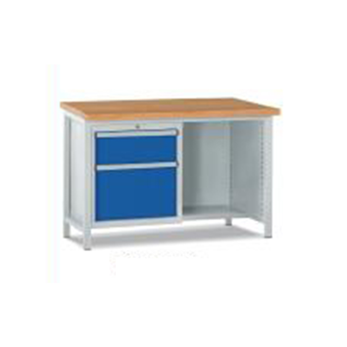 复合材料桌面重型操作工作台(含底层板及2抽屉)